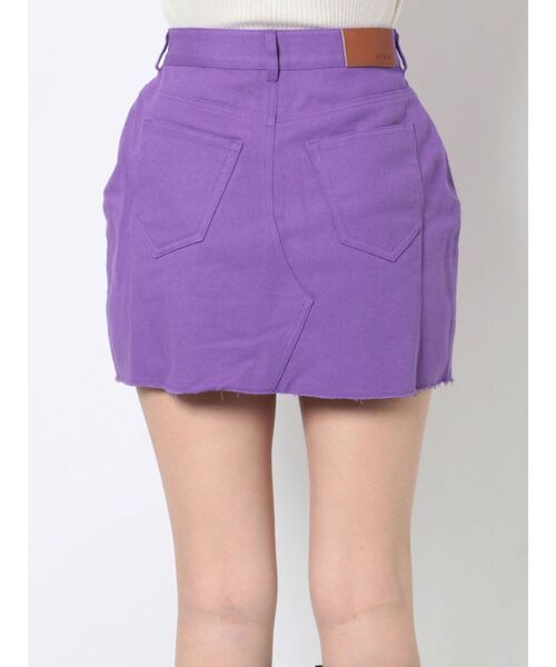 EVRIS(エヴリス)の「カラーツイルミニスカート(スカート・レディース・パープル/レッド/グリーン・SMALL/MEDIUM)」の12枚目の写真