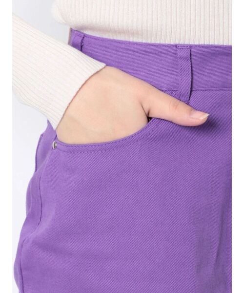 EVRIS(エヴリス)の「カラーツイルミニスカート(スカート・レディース・パープル/レッド/グリーン・SMALL/MEDIUM)」の9枚目の写真