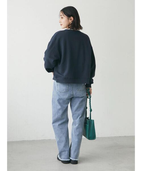 Green　Parks（グリーンパークス）の「釦付き裏毛カーディガン（カーディガン/ボレロ・レディース・ブルーグリーン/ネイビー/ピンク・FREE）」の22枚目の写真