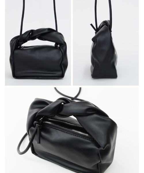 Re:EDIT（リエディ）の「ツイストハンドルミニバッグ（ショルダーバッグ・レディース・ホワイト/ブラック/オレンジ/グリーン・FREE）」の13枚目の写真