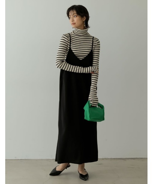 Re:EDIT（リエディ）の「ツイストハンドルミニバッグ（ショルダーバッグ・レディース・ホワイト/ブラック/オレンジ/グリーン・FREE）」の5枚目の写真