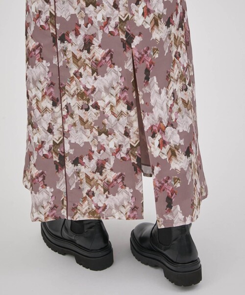 CITY TOKYO（シティトウキョウ）の「【手洗い可能】カモフラセミフレアスカート【A＋TOKYO / エープラストウキョウ】（スカート・レディース・グリーン/ピンク・2/1）」の22枚目の写真