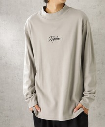 URBAN COLLECTION（アーバンコレクション）の「スムスワンポイント刺繍モックネックロングスリーブTシャツ（Tシャツ/カットソー）」