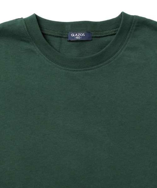 GLAZOS（グラソス）の「裾レイヤードクルーネック長袖Ｔシャツ（Tシャツ/カットソー・キッズ・ブルー/チャコールグレー/グリーン/グレー・170cm/150cm/160cm/140cm）」の21枚目の写真