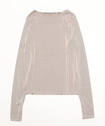 Per sist ence | Per sist ence/パーシエンス　タック配色ストライプトップス(Tシャツ/カットソー)