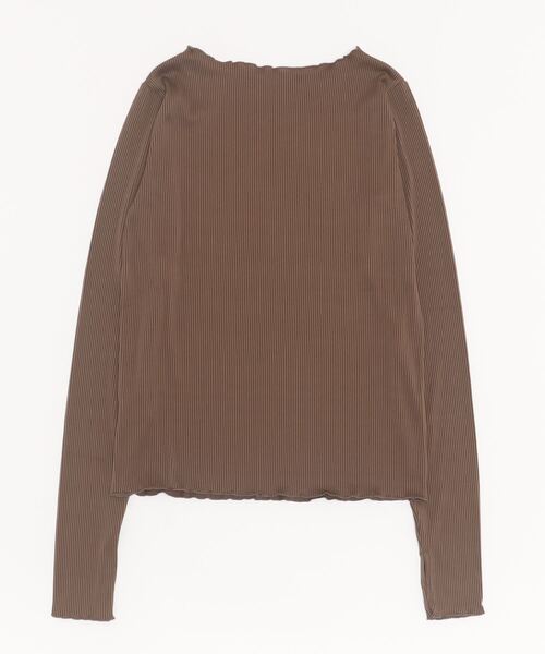 Per sist ence（パーシエンス）の「Per sist ence/パーシエンス　メロータック配色ストライププルオーバー（Tシャツ/カットソー・レディース・ブラック/ベージュ/ブルー/ブラウン/ホワイト・FREE）」の6枚目の写真