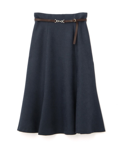 PROPORTION BODY DRESSING（プロポーションボディドレッシング）の「ベルトデザインチューリップフレアＳＫ / 1212220017（スカート・レディース・ネイビー/ベージュ/ライトグリーン・MEDIUM/SMALL）」の21枚目の写真
