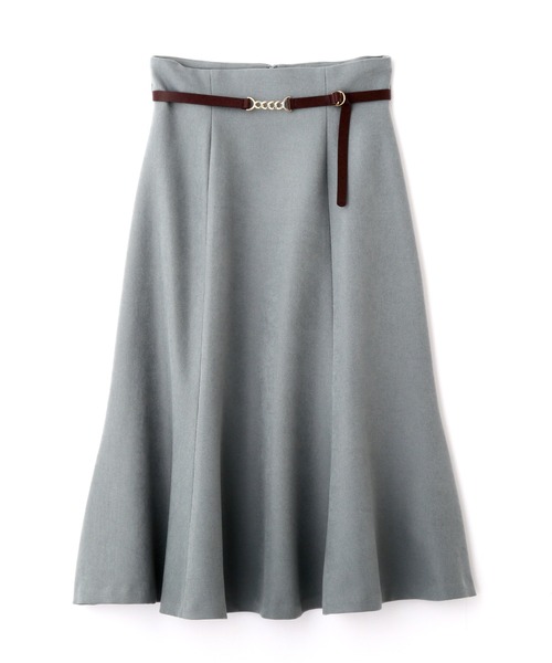 PROPORTION BODY DRESSING（プロポーションボディドレッシング）の「ベルトデザインチューリップフレアＳＫ / 1212220017（スカート・レディース・ネイビー/ベージュ/ライトグリーン・MEDIUM/SMALL）」の19枚目の写真