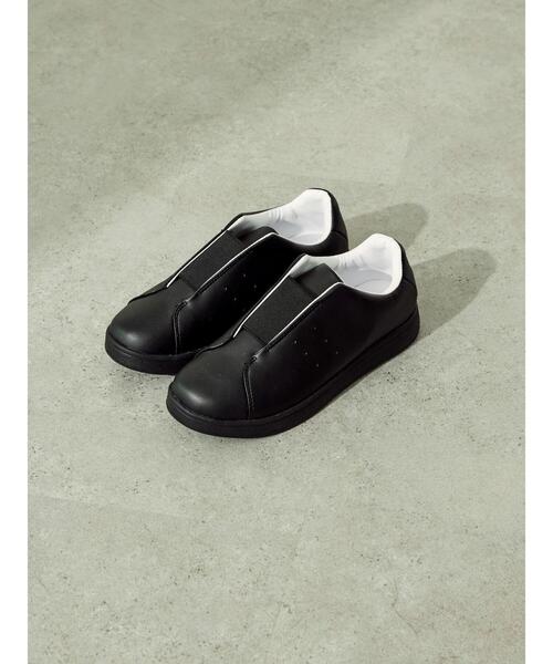 AMERICAN HOLIC（アメリカンホリック）の「スリッポンスニーカー（スニーカー・レディース・ブラック/ホワイト・M/S/L）」の15枚目の写真