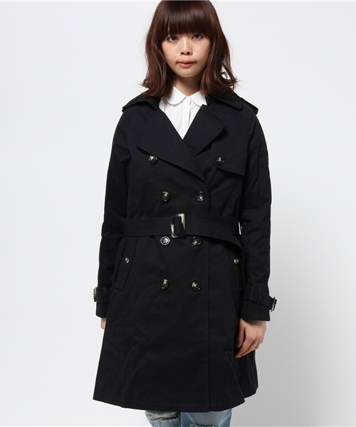 OUTLET（アウトレット）の「【Discoat Petit】ライナー付トレンチコート（トレンチコート・レディース・ベージュ/ネイビー・LARGE/MEDIUM/SMALL）」の3枚目の写真
