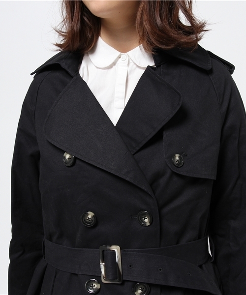 OUTLET（アウトレット）の「【Discoat Petit】ライナー付トレンチコート（トレンチコート・レディース・ベージュ/ネイビー・LARGE/MEDIUM/SMALL）」の6枚目の写真