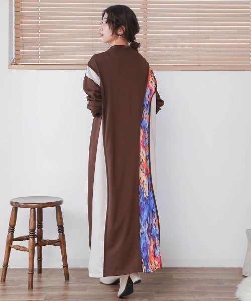 Bou Jeloud(ブージュルード)の「【はあちゅう×Bou Jeloud】2WAYパイピングドッキングワンピース(ワンピース・レディース・ブラック/ピンク/ブラウン・TL/38)」の16枚目の写真