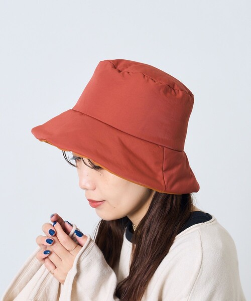 FREAK'S STORE（フリークスストア）の「FREAK'S STORE/フリークスストア アウトドアパッカブルハット（ハット・レディース・ブラック/オリーブ/オレンジ・ONE SIZE）」の21枚目の写真