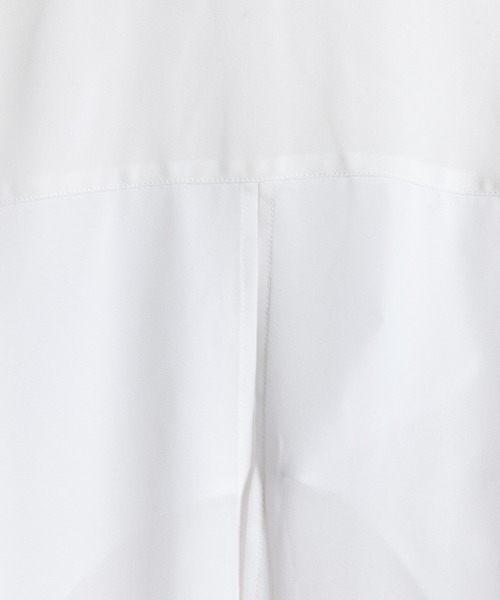 LAYMEE（レイミー）の「Morisot shire shirt / モリゾシアシャツ（シャツ/ブラウス・レディース・ベージュ/ホワイト・FREE）」の10枚目の写真