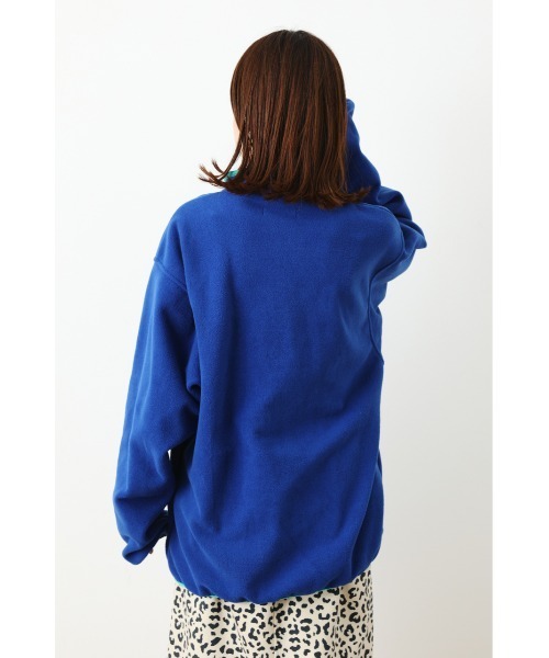 RODEO CROWNS WIDE BOWL（ロデオクラウンズワイドボウル）の「SHARE フリースハーフボタンプルオーバー（その他トップス・レディース・ブラック/アイボリー/ダークグリーン/ブルー・FREE）」の10枚目の写真