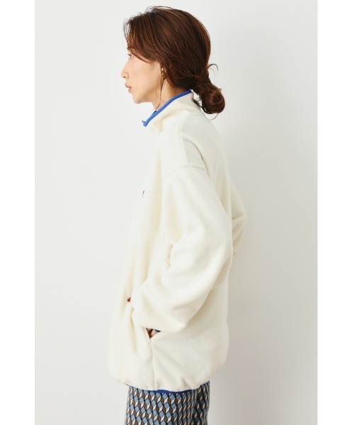 RODEO CROWNS WIDE BOWL（ロデオクラウンズワイドボウル）の「SHARE フリースハーフボタンプルオーバー（その他トップス・レディース・ブラック/アイボリー/ダークグリーン/ブルー・FREE）」の15枚目の写真