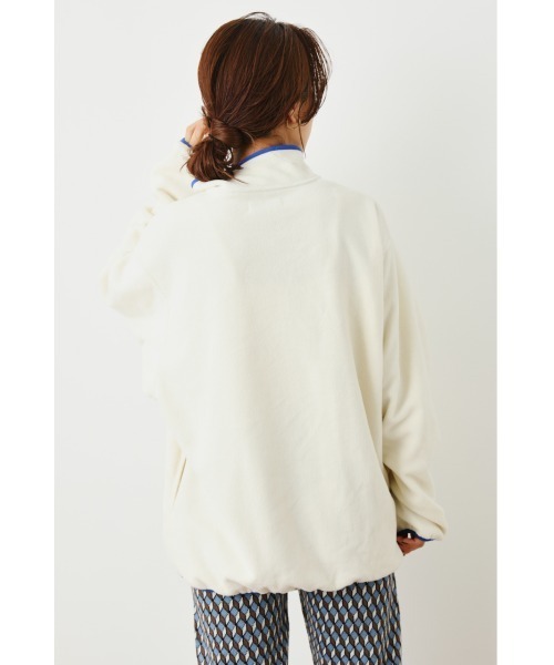 RODEO CROWNS WIDE BOWL（ロデオクラウンズワイドボウル）の「SHARE フリースハーフボタンプルオーバー（その他トップス・レディース・ブラック/アイボリー/ダークグリーン/ブルー・FREE）」の16枚目の写真