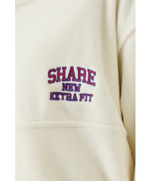 RODEO CROWNS WIDE BOWL（ロデオクラウンズワイドボウル）の「SHARE フリースハーフボタンプルオーバー（その他トップス・レディース・ブラック/アイボリー/ダークグリーン/ブルー・FREE）」の21枚目の写真