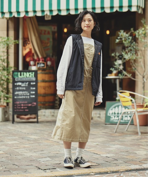 UNIVERSAL OVERALL（ユニバーサルオーバーオール）の「インサレーション ベストINSULATION VEST（ダウンベスト・メンズ・ベージュ/ブラック/ネイビー・M/L/S）」の7枚目の写真