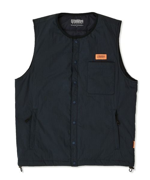 UNIVERSAL OVERALL（ユニバーサルオーバーオール）の「インサレーション ベストINSULATION VEST（ダウンベスト・メンズ・ベージュ/ブラック/ネイビー・M/L/S）」の10枚目の写真