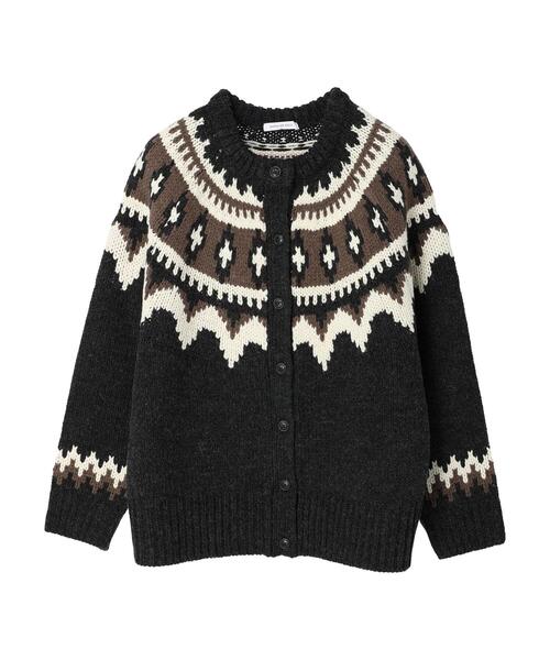 AMERICAN HOLIC（アメリカンホリック）の「ノルディック柄ニットカーディガン（カーディガン/ボレロ・レディース・アイボリー/グレー系その他2・FREE）」の18枚目の写真