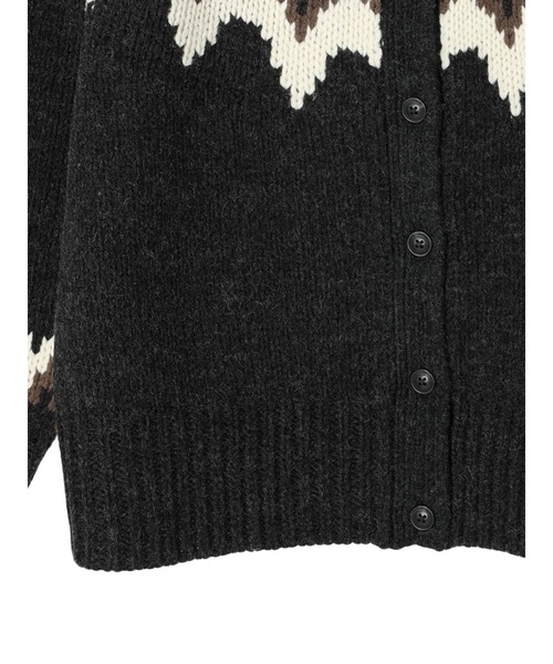 AMERICAN HOLIC（アメリカンホリック）の「ノルディック柄ニットカーディガン（カーディガン/ボレロ・レディース・アイボリー/グレー系その他2・FREE）」の10枚目の写真