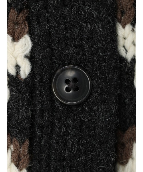 AMERICAN HOLIC（アメリカンホリック）の「ノルディック柄ニットカーディガン（カーディガン/ボレロ・レディース・アイボリー/グレー系その他2・FREE）」の12枚目の写真