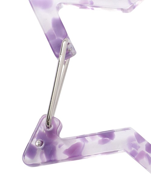 MILKFED.（ミルクフェド）の「NEO STAR CARABINER LIMITED COLOR PURPLE（キーホルダー・レディース・パープル・ONE SIZE）」の2枚目の写真