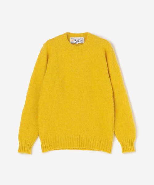 Laurence J Smith（ローレンスジェイスミス）の「LAURENCE J SMITH | シームレスクルーネックセーター WOMEN（ニット/セーター・レディース・サックスブルー/グレー/イエロー/ピンク/ベージュ・S）」の11枚目の写真