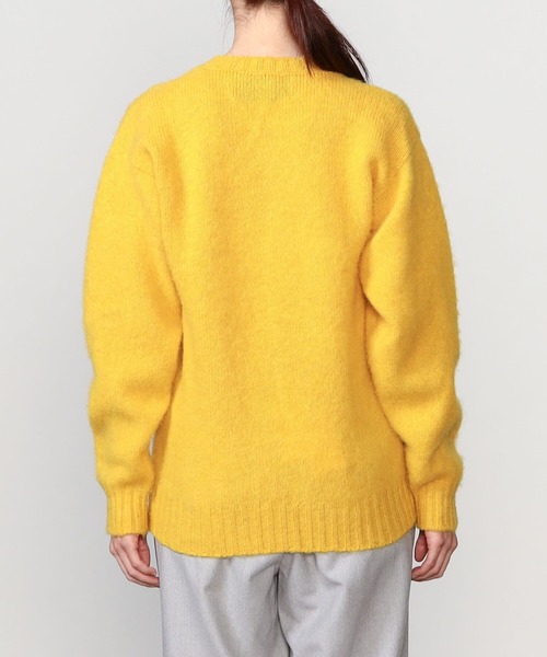 Laurence J Smith（ローレンスジェイスミス）の「LAURENCE J SMITH | シームレスクルーネックセーター WOMEN（ニット/セーター・レディース・サックスブルー/グレー/イエロー/ピンク/ベージュ・S）」の10枚目の写真