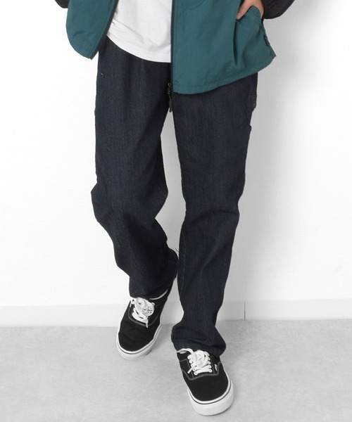 GLAZOS（グラソス）の「【ラクパン】[ワイドテーパード]デニム・ペインターパンツ（その他パンツ・キッズ・インディゴブルー/ブラック/グレイッシュブルー・140cm/150cm/160cm/170cm）」の3枚目の写真