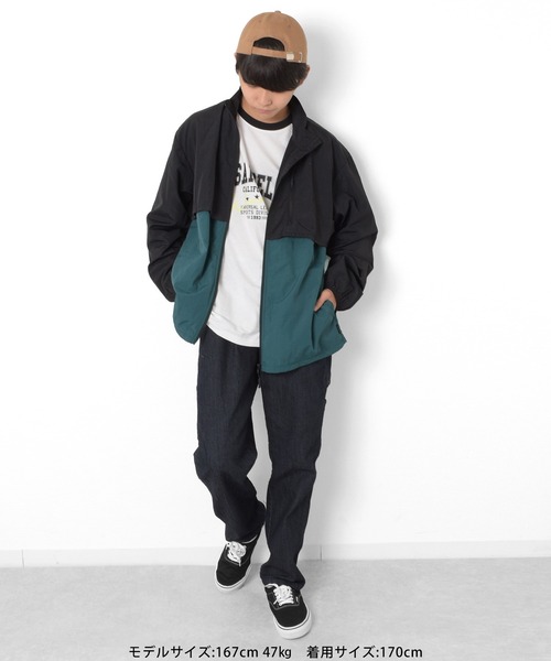 GLAZOS（グラソス）の「【ラクパン】[ワイドテーパード]デニム・ペインターパンツ（その他パンツ・キッズ・インディゴブルー/ブラック/グレイッシュブルー・140cm/150cm/160cm/170cm）」の10枚目の写真