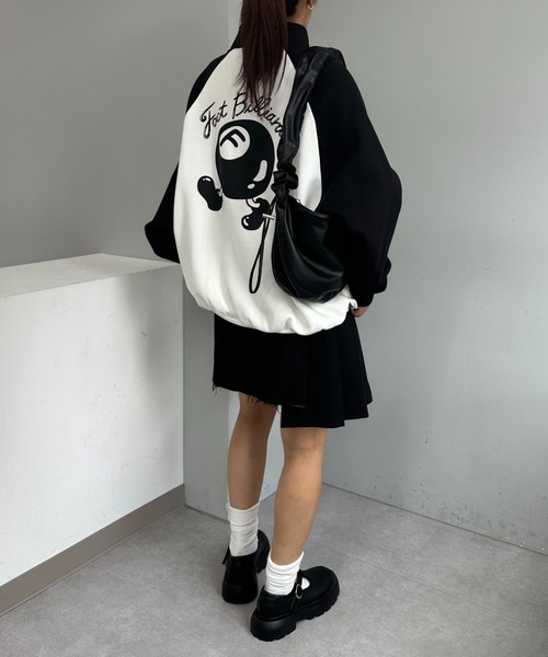 WHO'S WHO gallery(フーズフーギャラリー)の「COOPER FACTビリヤードハーフジップスウェット(スウェット・レディース・ブラック×ホワイト/ブラック/チャコールグレー/ブラック×グレー/アッシュグレー・FREE)」の12枚目の写真