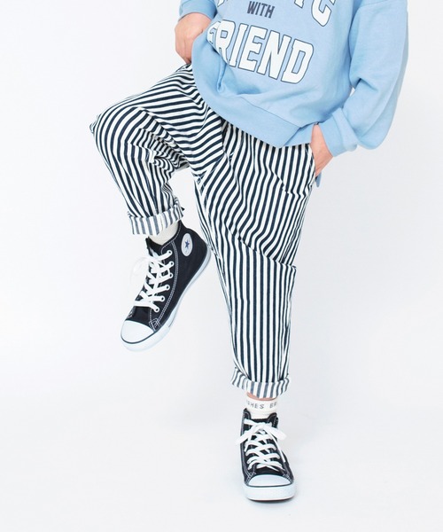 BRANSHES(ブランシェス)の「ガーデナーテーパードパンツ(チノパンツ・キッズ・グリーン/ベージュ/ピンク/ブラック/ブルーグレー/アイボリー/ネイビー/その他・160cm/140cm/150cm/90cm/130cm/110cm/100cm/120cm)」の6枚目の写真