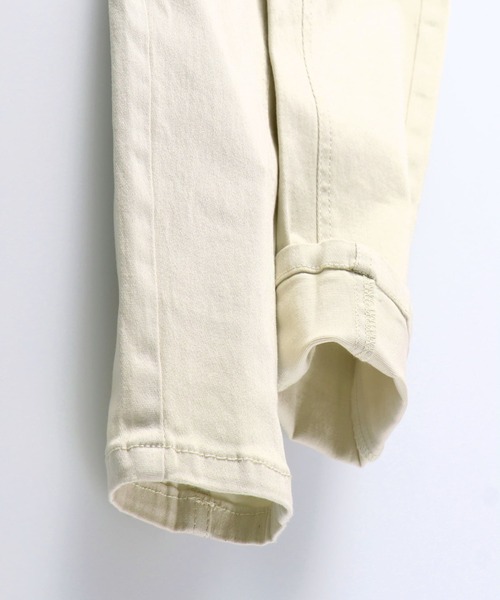 BRANSHES(ブランシェス)の「ガーデナーテーパードパンツ(チノパンツ・キッズ・グリーン/ベージュ/ピンク/ブラック/ブルーグレー/アイボリー/ネイビー/その他・160cm/140cm/150cm/90cm/130cm/110cm/100cm/120cm)」の22枚目の写真