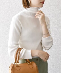 SHIPS any | SHIPS any:〈手洗い可能〉デリケート リブ タートルネック ニット プルオーバー(ニット/セーター)
