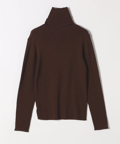 SHIPS any:〈手洗い可能〉デリケート リブ タートルネック ニット プル