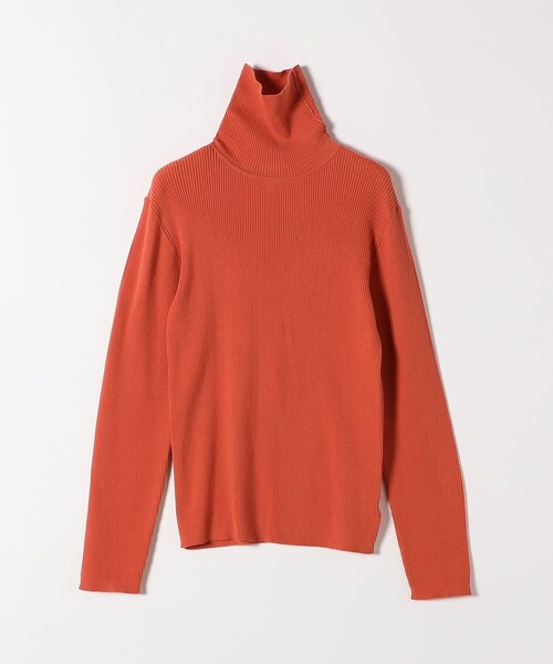 SHIPS any:〈手洗い可能〉デリケート リブ タートルネック ニット プル