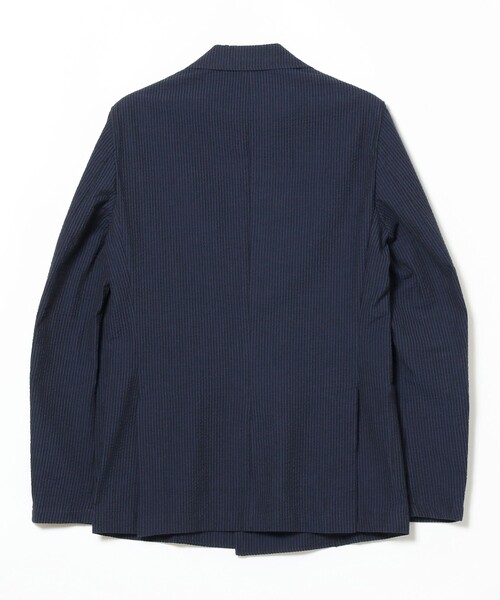 GIANNETTO（ジャンネット）の「GIANNETTO × Brilla per il gusto / 別注 シアサッカー ダブルブレスト ジャケット（テーラードジャケット・メンズ・ネイビー・48）」の5枚目の写真