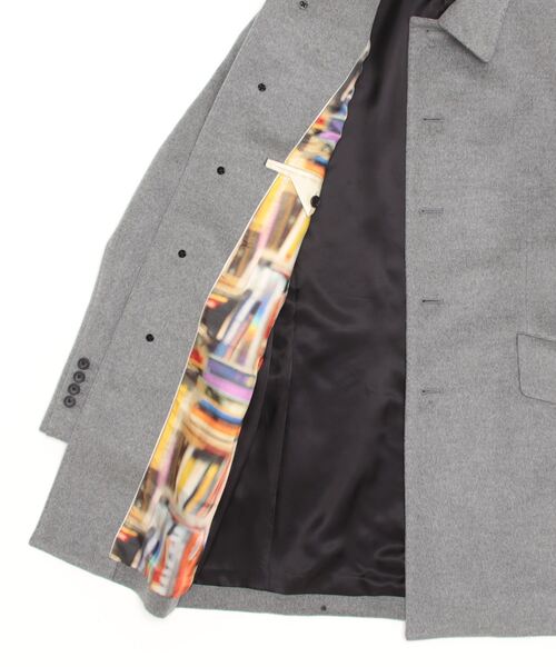 Paul Smith ポールスミス カシミヤ混ウール地ハーフコート L 楽天市場】カシミヤ コート（ブランドポール・スミス）（メンズ