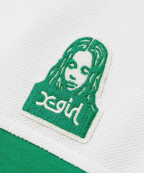 X-girl(エックスガール)の「CONTRAST STRIPE S/S TEE(Tシャツ/カットソー・レディース・ブラック/ホワイト/ブラウン・S/M)」の16枚目の写真