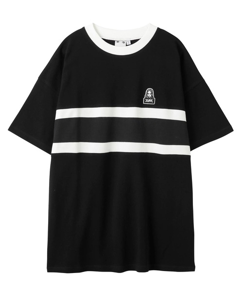 X-girl(エックスガール)の「CONTRAST STRIPE S/S TEE(Tシャツ/カットソー・レディース・ブラック/ホワイト/ブラウン・S/M)」の21枚目の写真
