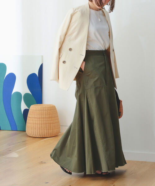B:MING by BEAMS（ビーミングバイビームス）の「B:MING by BEAMS / ミリタリー ロング スカート（スカート・レディース・オリーブ/ピンク・SMALL/MEDIUM）」の11枚目の写真