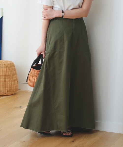 B:MING by BEAMS（ビーミングバイビームス）の「B:MING by BEAMS / ミリタリー ロング スカート（スカート・レディース・オリーブ/ピンク・SMALL/MEDIUM）」の20枚目の写真
