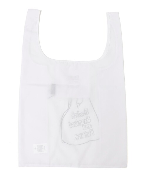 SHIPS（シップス）の「BRING×SHIPS ECOバッグ 中（エコバッグ/サブバッグ・レディース・ネイビー/ホワイト・ONE SIZE）」の4枚目の写真