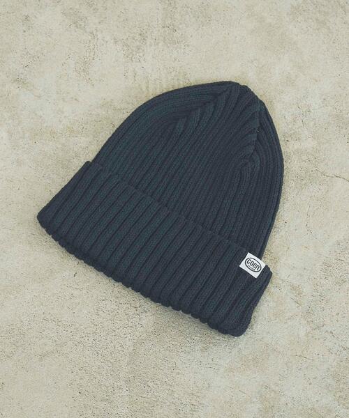 coen(コーエン)の「コットンビーニー(ニットキャップ/ビーニー・レディース・オフホワイト/グレー/ネイビー・FREE)」の3枚目の写真