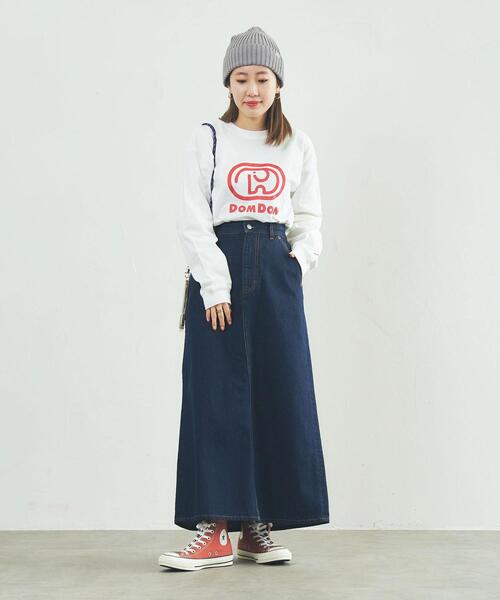 coen(コーエン)の「コットンビーニー(ニットキャップ/ビーニー・レディース・オフホワイト/グレー/ネイビー・FREE)」の8枚目の写真