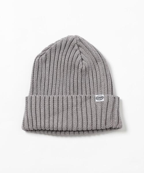 coen(コーエン)の「コットンビーニー(ニットキャップ/ビーニー・レディース・オフホワイト/グレー/ネイビー・FREE)」の11枚目の写真