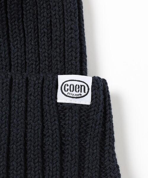 coen(コーエン)の「コットンビーニー(ニットキャップ/ビーニー・レディース・オフホワイト/グレー/ネイビー・FREE)」の14枚目の写真