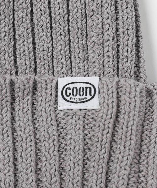coen(コーエン)の「コットンビーニー(ニットキャップ/ビーニー・レディース・オフホワイト/グレー/ネイビー・FREE)」の15枚目の写真